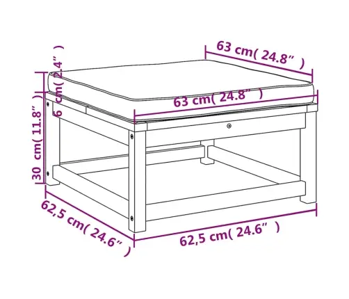 Dārza Soliņš Ar Matračiem, Akācijas Masīvkoks Vidaxl