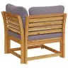 Dārza Stūra Dīvāns Ar Matračiem, 73X73X65Cm, Akācijas Masīvkoks Vidaxl