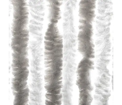 Užuolaida Nuo Musių, Šviesiai Pilka Ir Balta, 90X220cm Šenilis