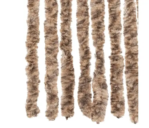 Kukaiņu Aizkars, Bēšs Un Tumši Brūns, 56X185 Cm, Šenils Vidaxl