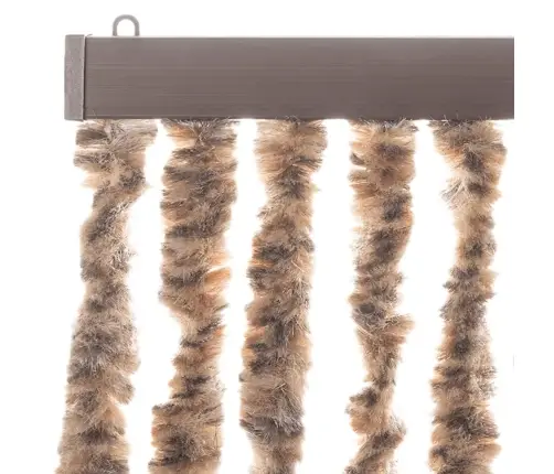 Putukakardin, Beež Ja Tumepruun, 90 X 220 cm Šenill