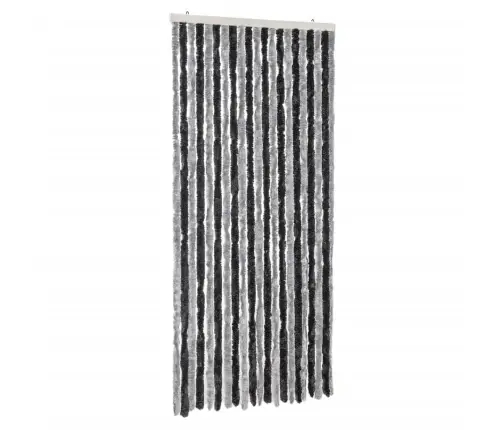 Užuolaida Nuo Musių, Pilka Ir Juoda, 90X220cm Šenilis