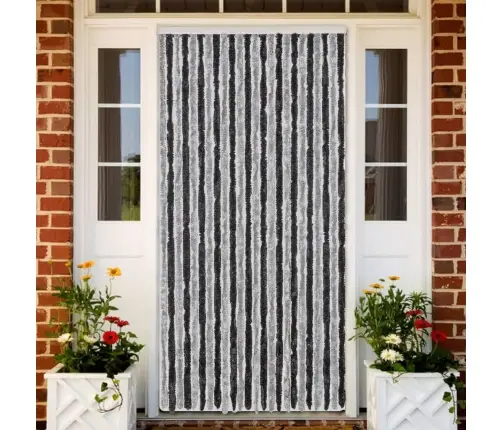 Putukakardin, Hall Ja Must, 100 X 230 cm Šenill