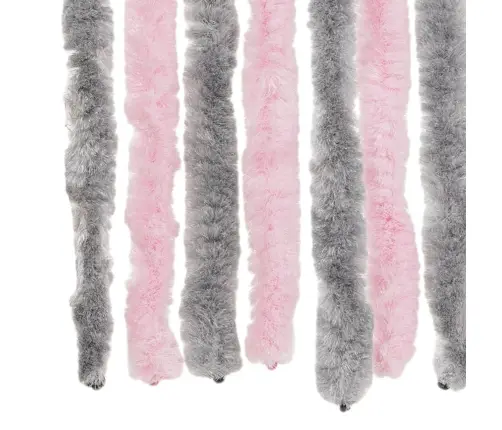 Užuolaida Nuo Musių, Pilka Ir Rožinė, 100X220Cm Šenilis