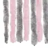 Užuolaida Nuo Musių, Pilka Ir Rožinė, 100X220Cm Šenilis