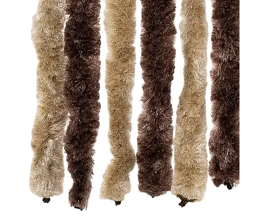 Užuolaida Nuo Musių, Smėlio Ir Šviesiai Ruda, 100X200Cm Šenilis