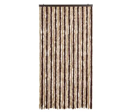 Užuolaida Nuo Musių, Smėlio Ir Šviesiai Ruda, 100X230Cm Šenilis