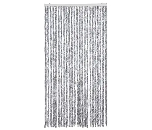 Užuolaida Nuo Musių, Balta Ir Pilka, 100X200Cm Šenilis