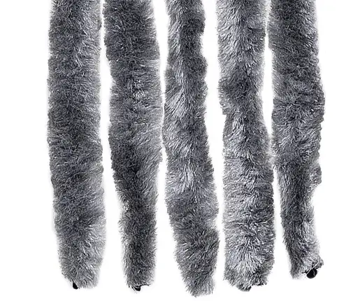 Kukaiņu Aizkars, Sudrabains, 100X200 Cm, Šenils Vidaxl