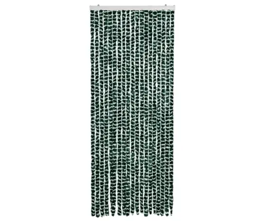 Kukaiņu Aizkars, Zaļš Un Balts, 56X200 Cm, Šenils Vidaxl