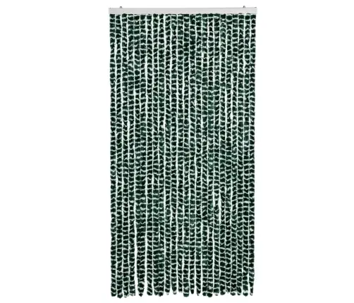 Užuolaida Nuo Musių, Žalia Ir Balta, 100X230cm Šenilis