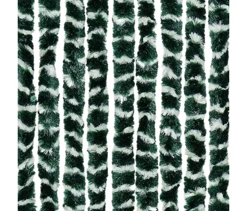 Užuolaida Nuo Musių, Žalia Ir Balta, 100X230cm Šenilis