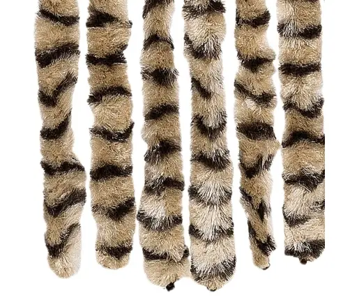 Kukaiņu Aizkars, Bēšs Un Brūns, 56X200 Cm, Šenils Vidaxl