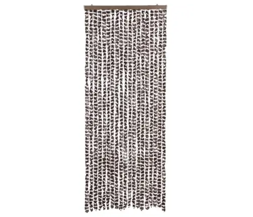 Užuolaida Nuo Musių, Ruda Ir Balta, 56X200cm Šenilis