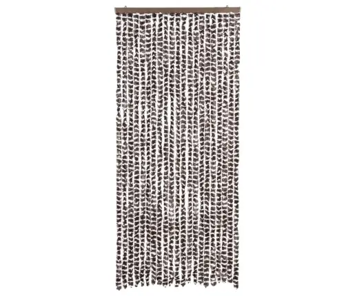Užuolaida Nuo Musių, Ruda Ir Balta, 90X200cm Šenilis