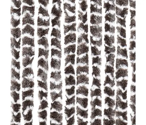 Užuolaida Nuo Musių, Ruda Ir Balta, 90X200cm Šenilis