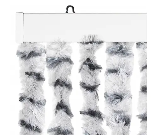 Kukaiņu Aizkars, Gaiši Pelēks Un Tumši Pelēks, 56X200 Cm Vidaxl