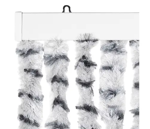 Kukaiņu Aizkars, Gaiši Pelēks Un Tumši Pelēks, 90X200 Cm Vidaxl