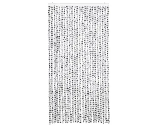 Kukaiņu Aizkars, Gaiši Pelēks Un Tumši Pelēks, 100X200 Cm Vidaxl