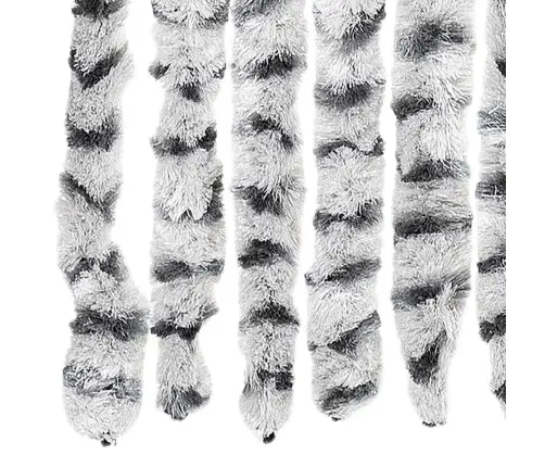 Kukaiņu Aizkars, Gaiši Pelēks Un Tumši Pelēks, 100X200 Cm Vidaxl