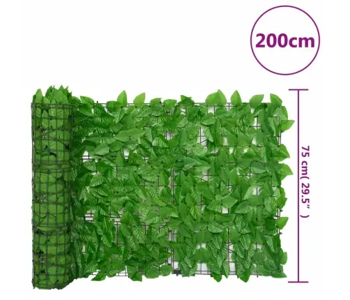 Rõdupiirde Kate, Rohelised Lehed, 200 X 75 Cm