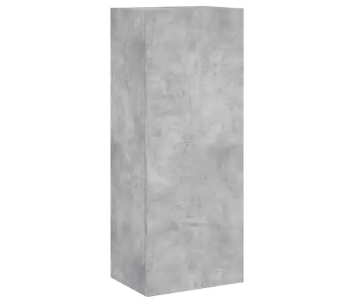 4-Daļīgs Tv Skapīšu Komplekts, Betona Pelēks, Inženierijas Koks Vidaxl