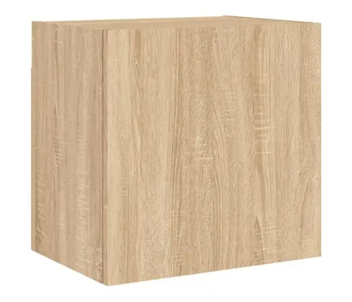 Sieninė Tv Sekcija, 5 Dalių, Ąžuolo Spalvos, Apdirbta Mediena