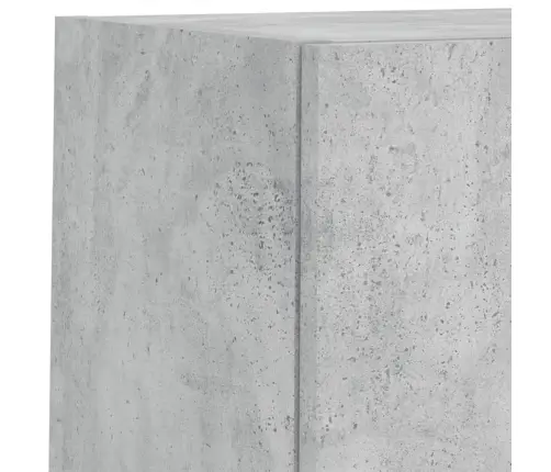 Tv Sienas Skapīši Ar Led, 4 Gab., Betona Pelēki Vidaxl