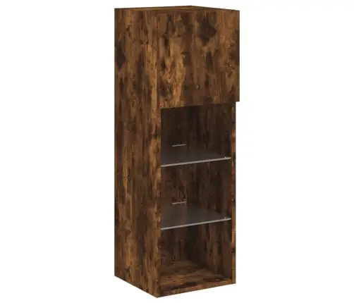 6-Daļīgs Tv Skapīšu Komplekts Ar Led, Ozola, Inženierijas Koks Vidaxl