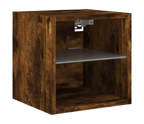 6-Daļīgs Tv Skapīšu Komplekts Ar Led, Ozola, Inženierijas Koks Vidaxl