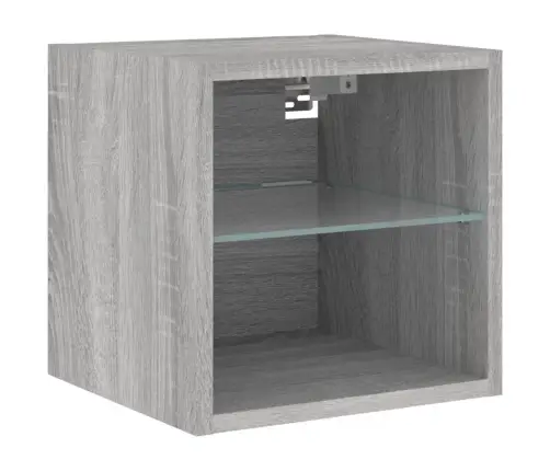 8-Daļīgs Tv Skapīšu Komplekts Ar Led, Pelēka Ozola Vidaxl 8-Daļīgs Tv Skapīšu Komplekts Ar Led, Pelēka Ozola Vidaxl