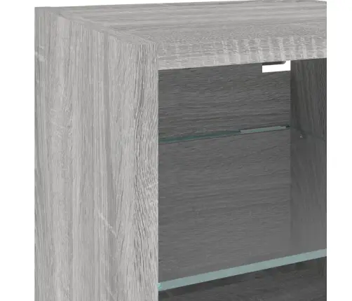 8-Daļīgs Tv Skapīšu Komplekts Ar Led, Pelēka Ozola Vidaxl 8-Daļīgs Tv Skapīšu Komplekts Ar Led, Pelēka Ozola Vidaxl