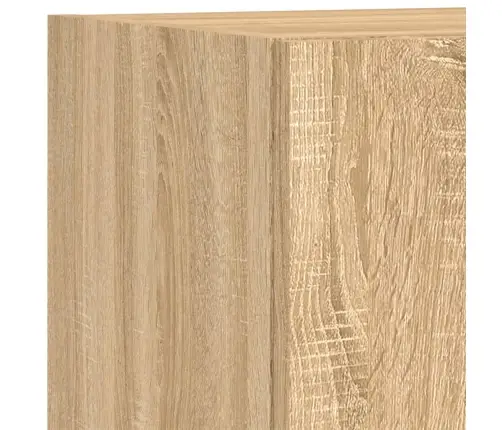 4-Daļīgs Tv Skapīšu Komplekts Ar Led, Ozola, Inženierijas Koks Vidaxl