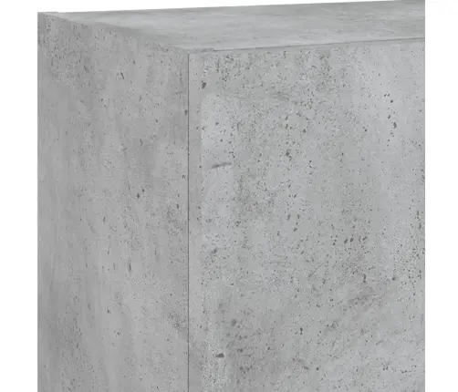 4-Daļīgs Tv Skapīšu Komplekts Ar Led, Betona Pelēks Vidaxl