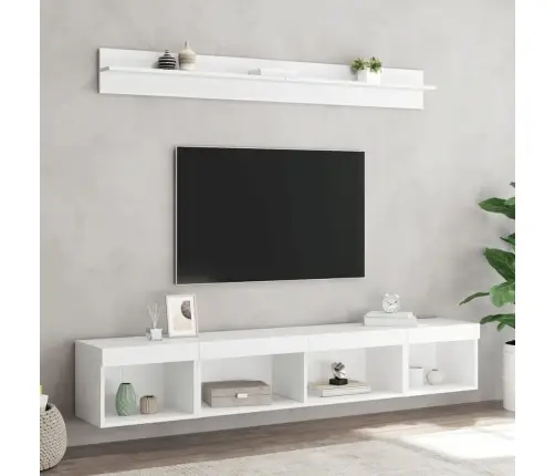 5-Daļīgs Tv Skapīšu Komplekts Ar Led, Balts, Inženierijas Koks Vidaxl 5-Daļīgs Tv Skapīšu Komplekts Ar Led, Balts, Inženierijas Koks Vidaxl