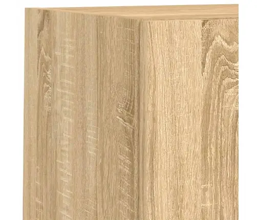 6-Daļīgs Tv Skapīšu Komplekts Ar Led, Ozola, Inženierijas Koks Vidaxl