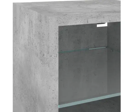4-Osaline Telerikappide Komplekt Led-Tuledega, Betoonhall