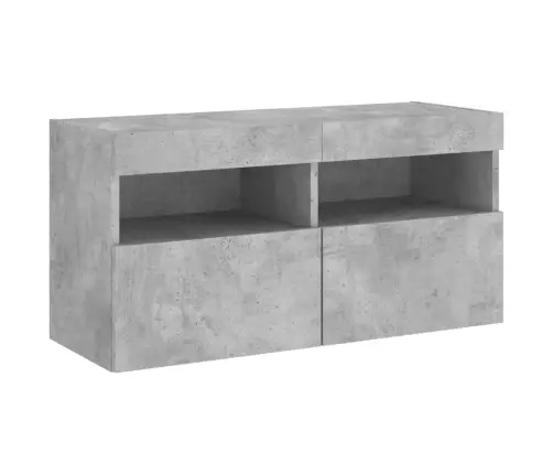 4-Osaline Telerikappide Komplekt Led-Tuledega, Betoonhall