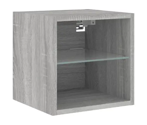 4-Osaline Telerikappide Komplekt Led-Tuledega, Hall Sonoma Tamm