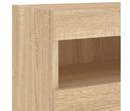 5-Daļīgs Tv Skapīšu Komplekts Ar Led, Ozola, Inženierijas Koks Vidaxl