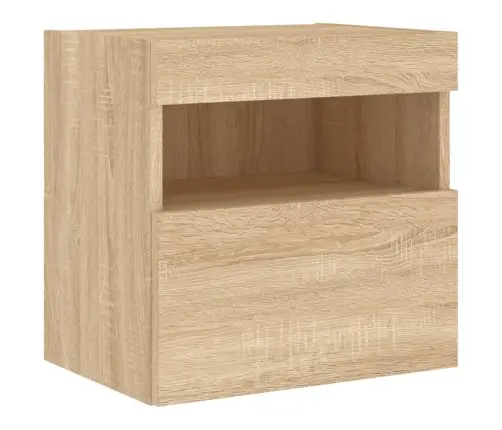 5-Daļīgs Tv Skapīšu Komplekts Ar Led, Ozola, Inženierijas Koks Vidaxl