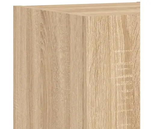 Sieninės Tv Spintelės Su Led Lemputėmis, 3 Dalių, Ąžuolo Sieninės Tv Spintelės Su Led Lemputėmis, 3 Dalių, Ąžuolo