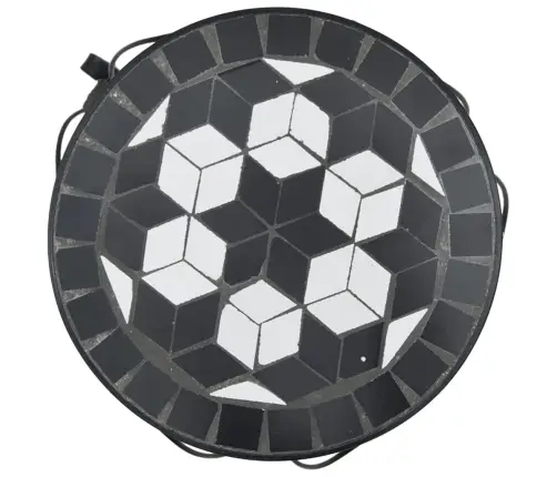 Augu Galdi, 3 Gab., Melni Ar Baltu, Keramika Vidaxl