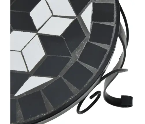 Augu Galdi, 3 Gab., Melni Ar Baltu, Keramika Vidaxl