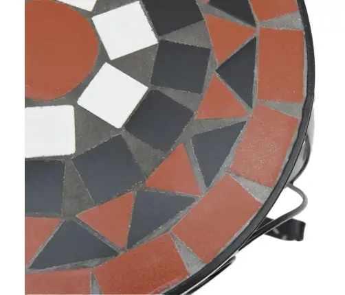 Augu Galdi, 3 Gab., Sarkanbrūni Ar Baltu, Keramika Vidaxl