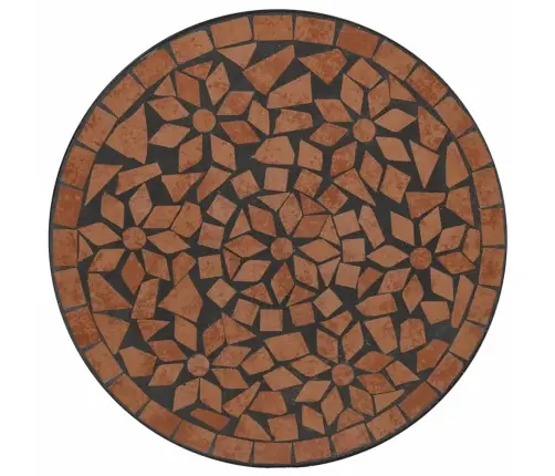 Mosaiikplaadiga Bistroolaud, Terrakota, Ø50X70 cm Keraamiline