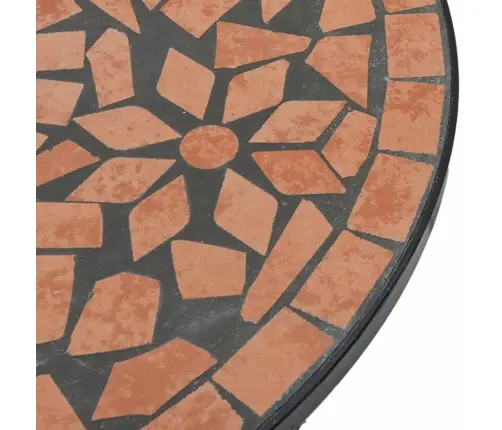 Mosaiikplaadiga Bistroolaud, Terrakota, Ø50X70 cm Keraamiline