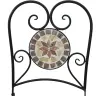Sulankstomos Bistro Kėdės, 2Vnt., Terakota Ir Baltos, Keramika Sulankstomos Bistro Kėdės, 2Vnt., Terakota Ir Baltos, Keramika