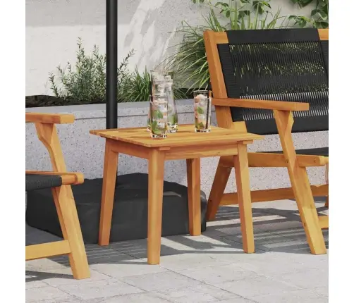 Sānu Galds 45X45X40 Cm Cietais Akāciju Koks Vidaxl