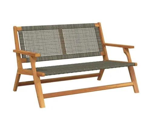 Dārza Sols Pelēks 122X76X73.5 Cm Cietais Akācijas Koks Vidaxl